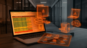 Inventário de TI incompleto em PME com ativos não registrados e falhas no controle de equipamentos